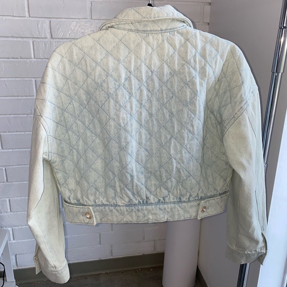 Quilted Denim Bomber and Skirt - Picture 4 of 6